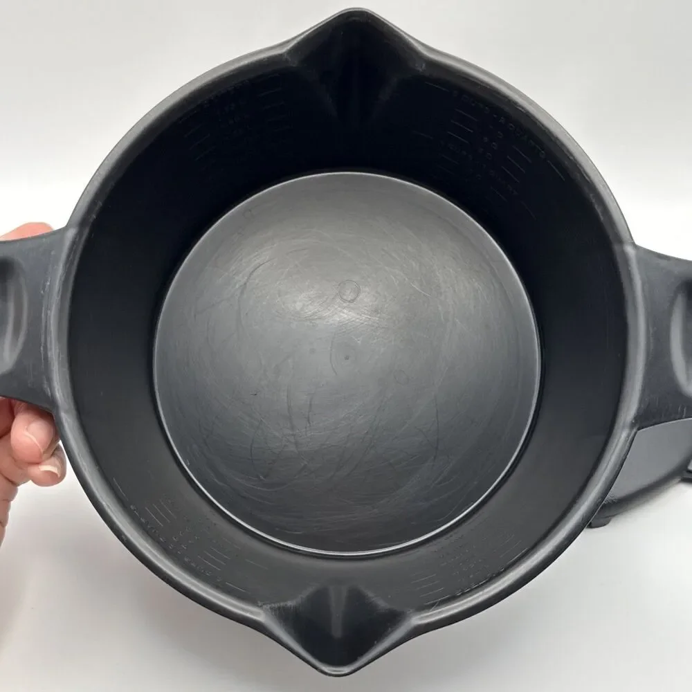 PAMPERED CHEF Brown 2 Qt. Micro-Cooker Microwave Strainer #2778 Made in USA